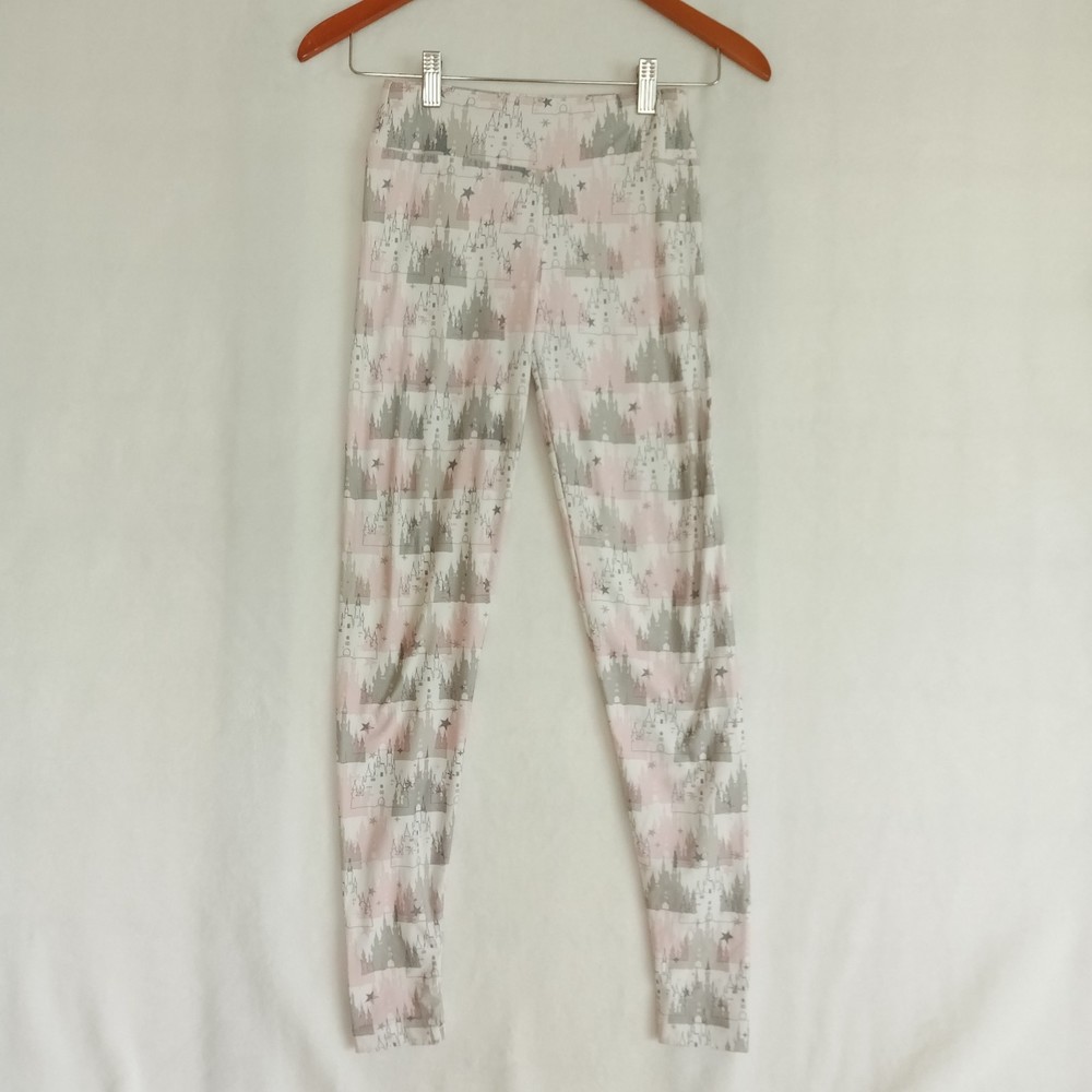 💐 Disney Pink and Gray Patterned Leggings 💐3 for $30💐
